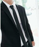 yhv西服套装男士修身青年面试西装商务正装纯色大学生伴郎结婚成人礼 1611黑二扣 2XL (180) 建议135-150斤 实拍图