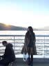 YUZHAOLIN风衣女中长款秋季新款韩系时尚气质设计感早秋外套大衣 灰调绿 XS 实拍图