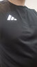 adidas简约速干舒适运动健身圆领背心男装夏季阿迪达斯官方   黑色   S 实拍图
