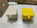 LINSY KIDS小凳子家用创意可爱矮凳客厅ins网红脚凳可叠放家具 【灰色】LS262I1-B方糖凳 实拍图