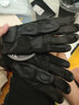 外星蜗牛T5羊皮骑行手套机车四季骑行手套透气防摔防滑耐磨可触屏全指手套 黑色 L 实拍图
