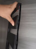 蓝牡丹不锈钢红酒杯架倒挂免打孔高脚杯置物架橱柜悬挂酒杯收纳架子 黑色七槽【双用安装】 实拍图
