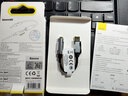 倍思Type-C耳机转接头 3.5mm耳机音频线 USB-C耳机转换器适用小米12/11/华为Mate40Pro/P50安卓手机 Type-c转3.5mm母座转接头深空灰 实拍图