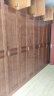 雅行 新中式胡桃木实木衣柜带顶柜收纳 对开门大衣橱中式大衣柜木质现代简易卧室家具 四门实木衣柜+顶柜（胡桃木） 胡桃木 实拍图