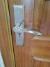固特（GUTE）换锁请看此款室内卧室房不锈钢厕所门锁可调节家用实木门锁具把手 整套E款（侧板长148#) 双舌 适合门厚35-45  通用型 实拍图