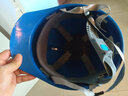 星工（XINGGONG） 安全帽头部防护单筋ABS安全帽监理工程帽工地防砸头盔 免费印字 蓝色 实拍图