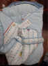 好孩子（gb）婴儿抱被春秋冬棉包被新生儿包巾礼盒装 鳄鱼绿色（80*80cm）布袋装 实拍图