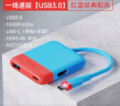 海备思Switch视频采集卡NS便携底座USB3.0直播采集器连接iPad平板笔记本电视拓展坞ROG掌机配件 标准版【USB3.0】红蓝“经典”配色 实拍图