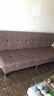 梦忆笙 沙发床折叠两用布艺懒人沙发床1.8米小户型卧室客厅出租房沙发 棕色麻布 150CM长*96CM宽 实拍图