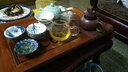 杰艺青花茶杯斗笠杯陶瓷功夫茶杯单杯主人杯小茶杯茶具茶盏套装品茗杯 青花茶杯【蔷薇】小号 实拍图