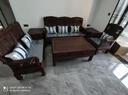 虎大师 红木家具非洲鸡翅木（学名：非洲崖豆木）实木沙发中式客厅组合家具大户型别墅 沙发1+2+3六件套 实拍图