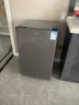 北极熊（BEIJIXIONG）立式冰柜小冰柜家用小型冷冻迷你速冻商用抽屉式冷柜储母乳柜节能省电冰箱 100升钛金黑【一级能效 全国联保】 100L 实拍图