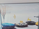 墨派 客厅装饰画现代简约沙发背景墙壁画石来运转三联画福鹿轻奢晶瓷画手工立体镶钻挂画新中式山水画免打孔 石来运转 大套(左右60x80+中间110x80)晶瓷镶钻画 实拍图