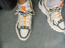 潮小二春季男鞋新款潮流青少年运动休闲鞋子男老爹潮鞋夏季网面透气鞋男 米色【226】 43 实拍图