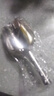 加厚不锈钢冰铲面粉粮铲食物铲茶叶铲瓜子多功能铲子家用厨房用品 9寸小号圆形铲【加厚款】 实拍图