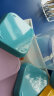 KORDCO 大可餐具 密胺小果盘方形彩色零食盘托盘家用骨碟客厅垃圾盘塑料儿童盘幼儿园小吃盘套装 蓝色 实拍图