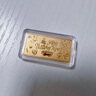中国珠宝黄金生日快乐金条足金9999金片纪念日送老婆生日送女友礼物可定制 2g【玫瑰礼盒】 实拍图