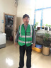 徽安良品反光背心应急反光衣马甲安全员工地施工荧光衣服建筑环卫工程网布反光背心印字 绿色 实拍图