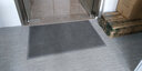 雪中送毯欢迎光临地垫丝圈门口门垫出入平安进门入户丝圈防滑塑料脚垫垫子 无字浅灰 80cm*120cm 实拍图