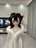 德必胜洋娃娃女孩公主玩具换装套装仿真人偶BJD娃娃玩偶儿童生日礼物 古装古风 谷雨微雨（共2衣服） 三分60厘米超大号 实拍图
