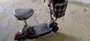 纳仕达 小海豚女性电瓶车小型电动车成人折叠电动滑板车小电动代步车 炫酷黑 36V遥控版锂电45-55公里+大礼包 实拍图