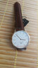 丹尼尔惠灵顿（DanielWellington）DW手表男 简约石英男士手表时尚欧美腕表 生日礼物送男友 白盘无纹棕皮带丨男表40MM-DW006 实拍图