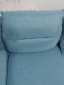 锦巢沙发小户型布艺沙发北欧客厅懒人免拆洗科技布组合沙发XH-960 爵士黑（科技布） 三人位【210CM】+脚踏 实拍图