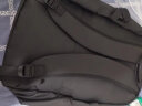 法德陆背包男士双肩包初高中大学生书包休闲大容量15.6英寸电脑包旅行包 2128黑色加大号【带史迪仔挂件】 实拍图