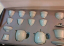 唐丰（TANGFENG）汝窑茶具套装李桂莲茶壶盖碗整套高端乔迁搬家生日商务伴手礼实用 （宋蕴）雨过天青茶具套组 实拍图
