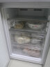 航天民生BCD-219W 219升 卧式冰箱家用变频风冷无霜小型柜式双门冰柜橱柜嵌入式矮电冰箱 拉丝银 实拍图