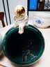 帕美居宇航员玄关钥匙收纳摆件创意北欧家居桌面软装饰品酒柜太空人摆设 （白+绿）收纳太空人 实拍图