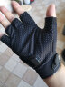 PRO-BIKER摩托车手套夏季透气骑士机车手套防摔男女触屏赛车手套电动车手套 04C黑色半指 L 实拍图