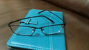 帕斯贝奇近视眼镜男纯钛超轻大脸眼镜架配度数变色散光蔡司旗下镜片眼睛框 大码-黑色 配1.60高透光防蓝光【超滑蓝膜】 实拍图