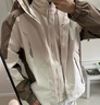 Foss Phil户外冲锋三合一夹克男士春秋季衣服休闲男冬款连帽工装外套 CM-1818卡其三合一 2XL 【推荐120-140斤】 实拍图