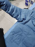 西域传奇 棉服男士潮牌ins港风秋冬季加厚新款潮流羽绒棉衣服情侣装外套男 牛仔蓝 XL （适合115斤-140斤） 实拍图