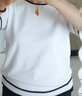 记述T恤女短袖春装夏新款宽松显瘦百搭针织薄款款打底衫时尚气质 293白色 2XL # 实拍图