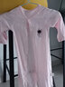 婧麒婴儿衣服夏季薄款新生宝宝提花连体衣纯棉空调服爬服夏装单件 宇航员粉 90cm 实拍图