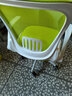 奥伦福特 电脑椅 家用办公椅靠背椅转椅书房椅子学生座椅人体工学椅学习椅 JF-白框绿网【折叠背】 实拍图