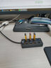 一叶兰 电脑usb3.0分线器带电源开关hub多接口 3.0高速4口集线器u盘硬盘键盘鼠标 拓展坞 【USB3.0】四口带开关 0.3米 晒单实拍图
