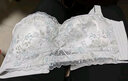 梦芭蒂内衣女刺绣蕾丝乳胶文胸大胸显小显瘦薄款无钢圈聚拢防下垂胸罩 实拍图