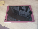 亖燚 苹果2021ipad保护套10.2皮套轻薄第九代全包8防摔9.7英寸air1支架mini6外壳 玫红色（保护套+钢化膜） 2021款iPad 10.2英寸（第九代） 实拍图