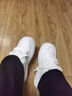 回力小白鞋女款2025新款爆款秋季鞋子女鞋配裙子百搭运动厚底板鞋 白色 脚胖脚宽拍大一码 【4厘米超轻底】 38 实拍图