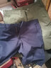 公牛四分裤男士夏季休闲宽松大码纯棉弹力薄款余文乐同款休闲5分短裤 军绿 34 实拍图