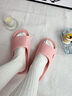 朴西新款夏季拖鞋女EVA外穿防滑室内洗澡防滑百搭不臭脚情侣家用拖 淘沙粉 38-39 实拍图