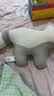 MUJI 微纤维 动物靠垫 家纺 抱枕 象牙色 小熊猫 28*57cm 实拍图
