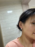 黛米 知音 S925银无核强光淡水珍珠耳环高跟鞋耳环母亲节礼物 白色饱满馒头圆9-10mmS925银 实拍图