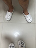 卡骆驰（crocs）洞洞鞋男鞋女鞋 25夏季新款贝雅拖鞋轻便透气情侣鞋沙滩鞋凉鞋 贝雅卡骆班-白色/热推款 37 -38 /M5W7/230mm 实拍图