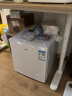 惠康（HICON）储奶小冰箱  急冻小冰柜迷你家用 单门小型冷冻单温柜 全冷冻母乳冰柜 普通款--冰柜40L-经典白 实拍图
