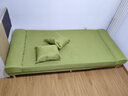 骁诺沙发客厅折叠沙发床两用小户型简易出租房布艺沙发卧室懒人沙发 抹茶绿【加宽加厚海绵】 2.0米四人位+俩抱枕 实拍图