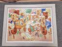 3D-JP现代简约平面塑料挂墙拼图框家居装饰画框相框装裱实色框防水防潮 浅灰白色 常规1200片（65.6*51.8cm） 实拍图